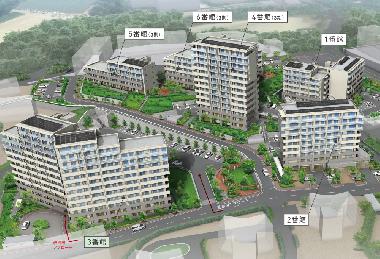 閲覧団地の配置図