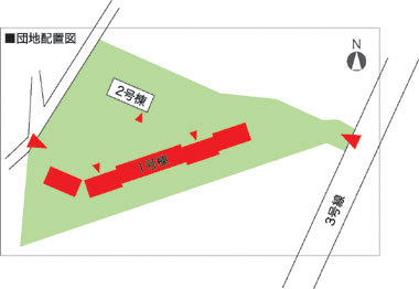 閲覧団地の配置図